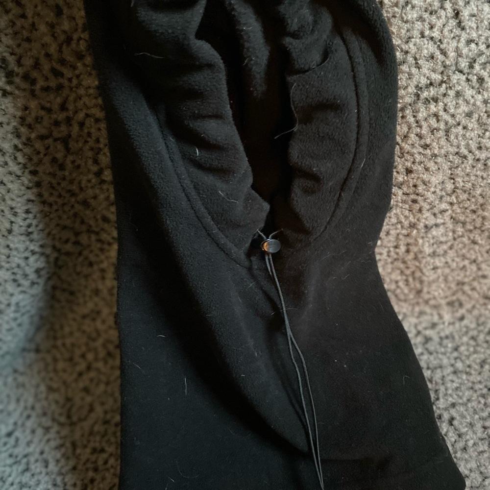 Black Drawstring Hoodie - Picture 2 of 6
